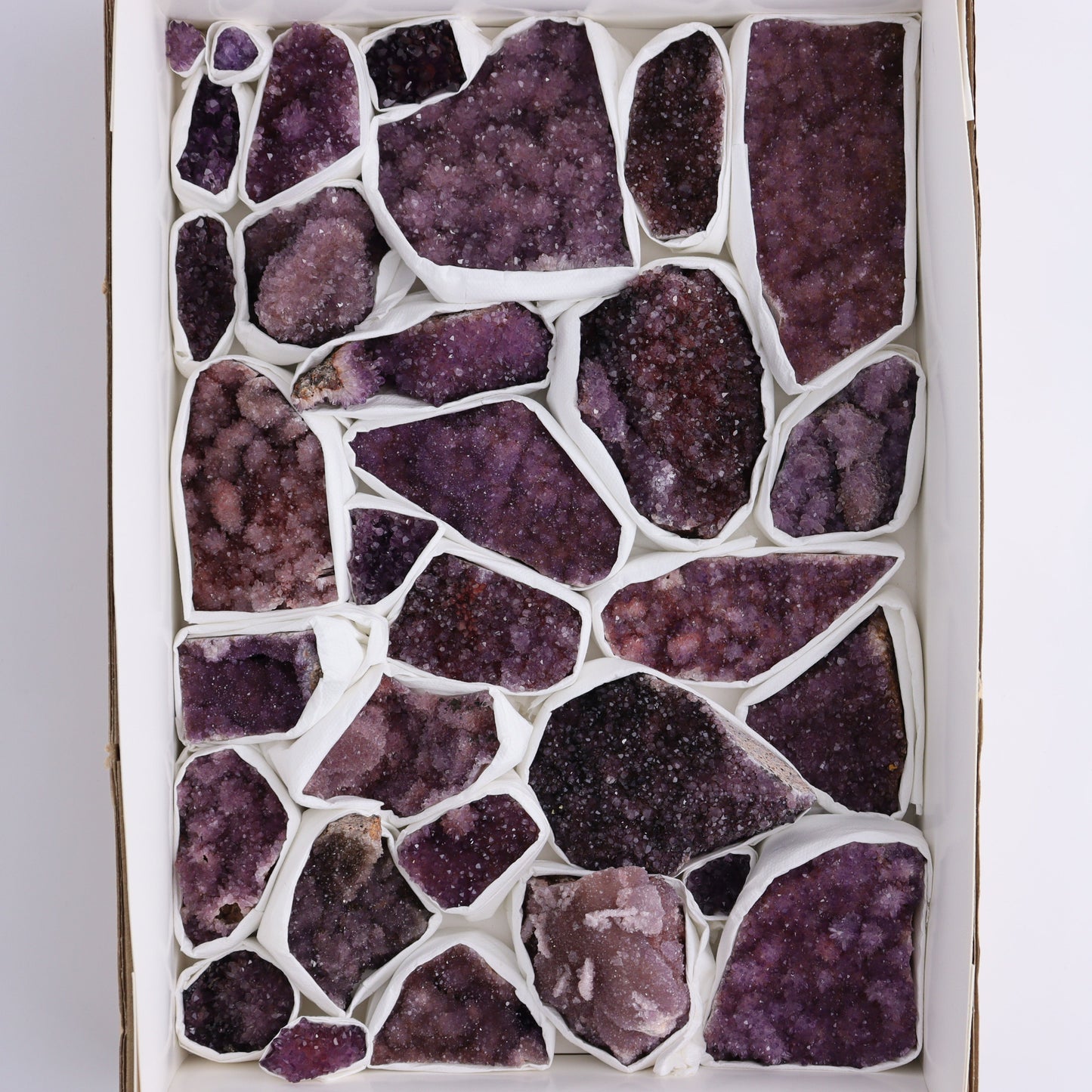 Amethyst Clusters Flat - Expert Wholesale and Supplier of Wholesale Crystals & Bulk Gemstones, ["Amethyst","Clusters"]