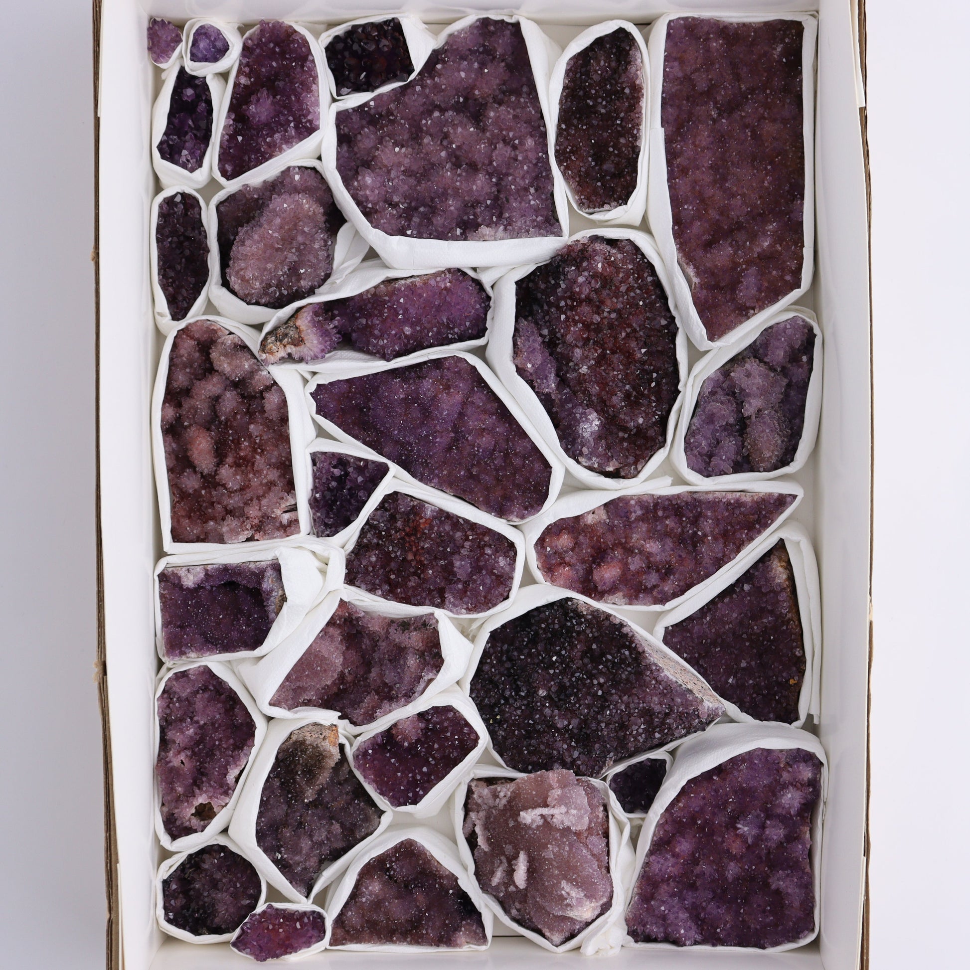 Amethyst Clusters Flat - Expert Wholesale and Supplier of Wholesale Crystals & Bulk Gemstones, ["Amethyst","Clusters"]