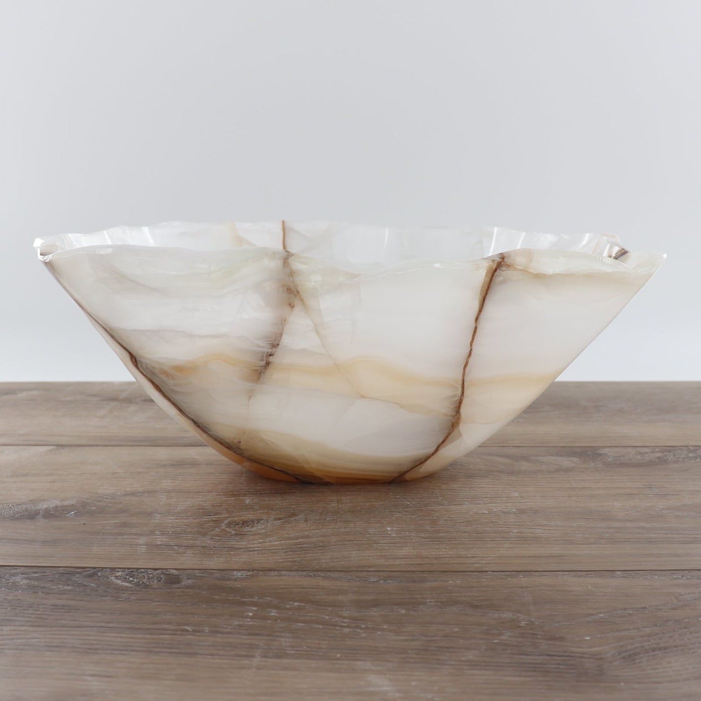 Mexican Onyx/Calcite Bowl 14"
