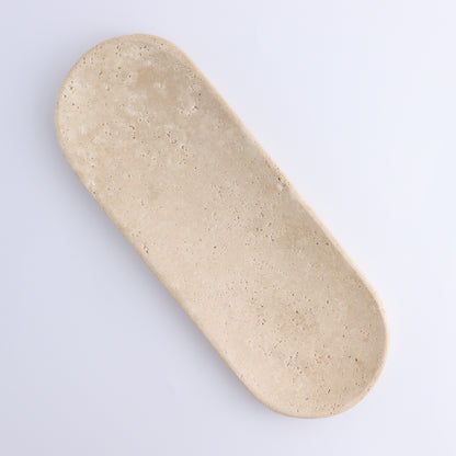 One Travertine Oval Dish - Expert Wholesale and Supplier of Wholesale Crystals & Bulk Gemstones, ["Catalog Onyx","Decorative Dish","Mexico","Travertine"]