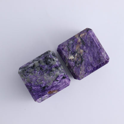 Charoite Cubes Set of 4 - Expert Wholesale and Supplier of Wholesale Crystals & Bulk Gemstones, ["Charoite","Cubes","Russia"]