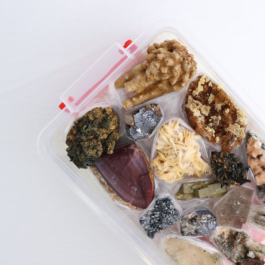 Mixed Minerals Flat from Morocco