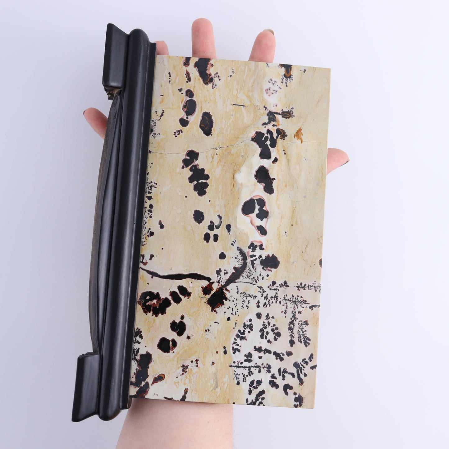 Picture Jasper Slab on Wooden Stand - Expert Wholesale and Supplier of Wholesale Crystals & Bulk Gemstones, ["China","Picture Jasper","Slices and Slabs"]