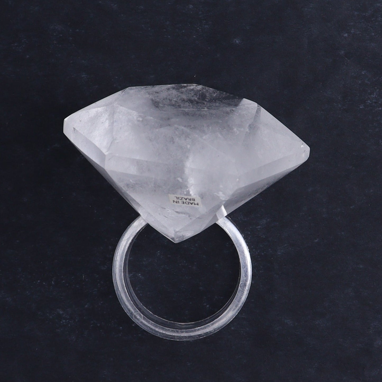 Quartz Diamond Shaped Carvings Set of 5 - Expert Wholesale and Supplier of Wholesale Crystals & Bulk Gemstones, ["Brazil","Clear Quartz","Mixed Carvings","Quartz"]