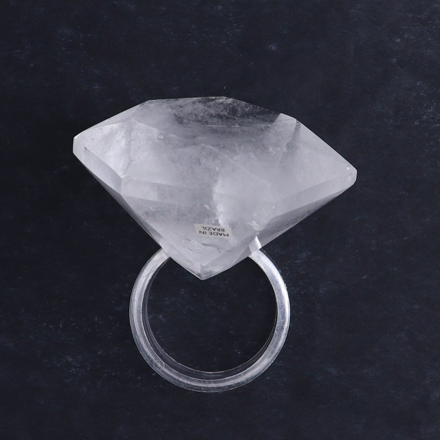 Quartz Diamond Shaped Carvings Set of 5 - Expert Wholesale and Supplier of Wholesale Crystals & Bulk Gemstones, ["Brazil","Clear Quartz","Mixed Carvings","Quartz"]