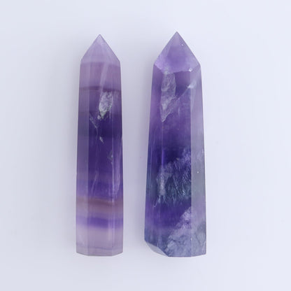Lavender Fluorite Towers Set of 10