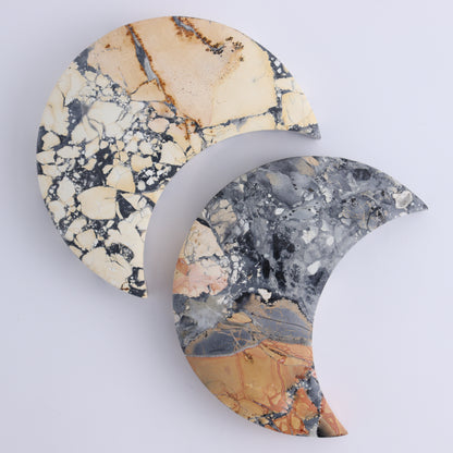 Maligano Jasper Moons Set of 6 - Expert Wholesale and Supplier of Wholesale Crystals & Bulk Gemstones, ["Indonesia","Maligno Jasper","moons"]