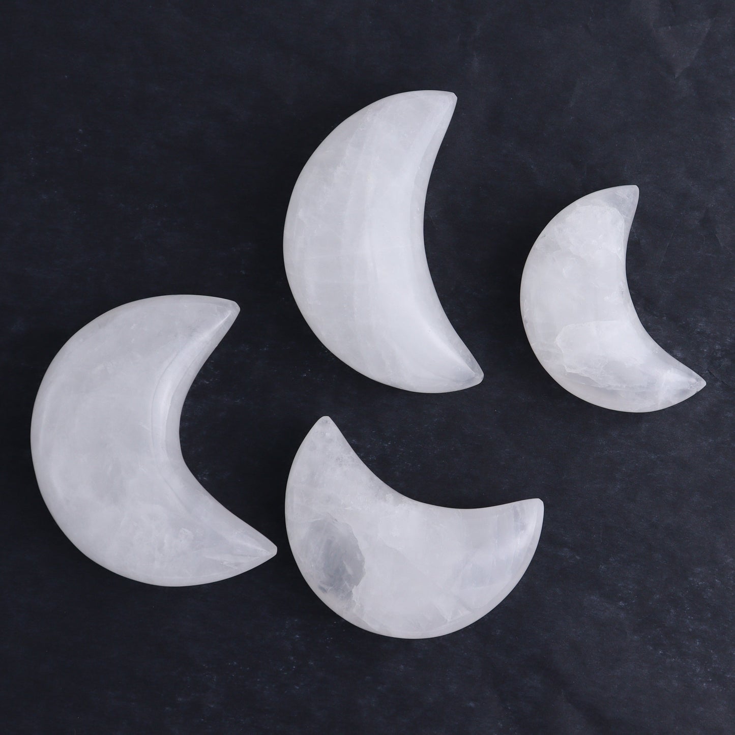Quartz Moons Set of 12 - Expert Wholesale and Supplier of Wholesale Crystals & Bulk Gemstones, ["moons","Quartz"]