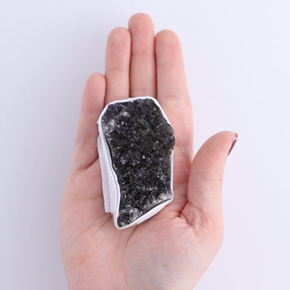 Uruguay Rainbow Amethyst Clusters Flat of 13 - Expert Wholesale and Supplier of Wholesale Crystals & Bulk Gemstones, ["Amethyst","Clusters","Rainbow Amethyst","Sugar Rainbow Amethyst","Uruguay"]