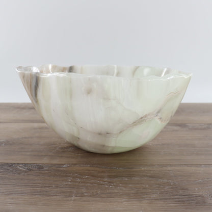 Mexican Onyx/Calcite Bowl 12"
