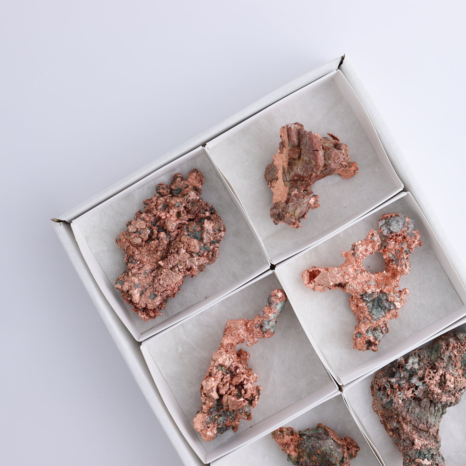 Native Copper Flat of 6 - Expert Wholesale and Supplier of Wholesale Crystals & Bulk Gemstones, ["copper","Freeforms","Native Copper","United States"]