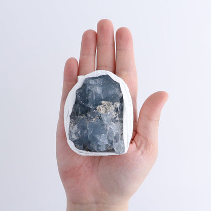 Celestite Clusters Set of 8