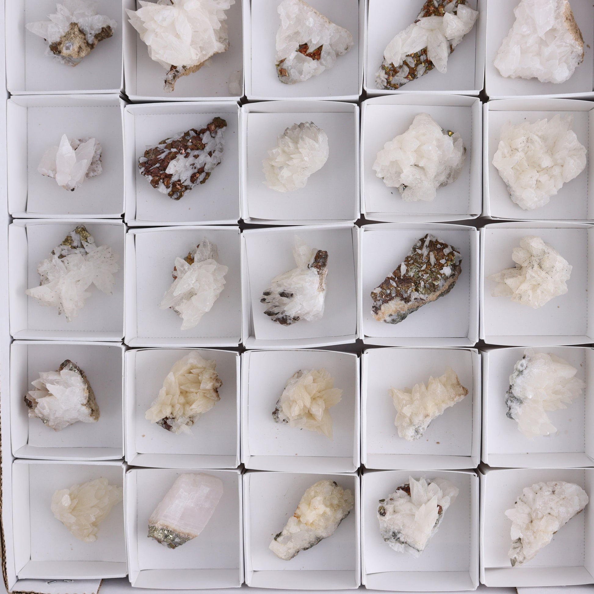 UV Reactive Calcite Flat Set of 35 - Expert Wholesale and Supplier of Wholesale Crystals & Bulk Gemstones, ["Calcite","Freeform","Freeforms","Mexico"]