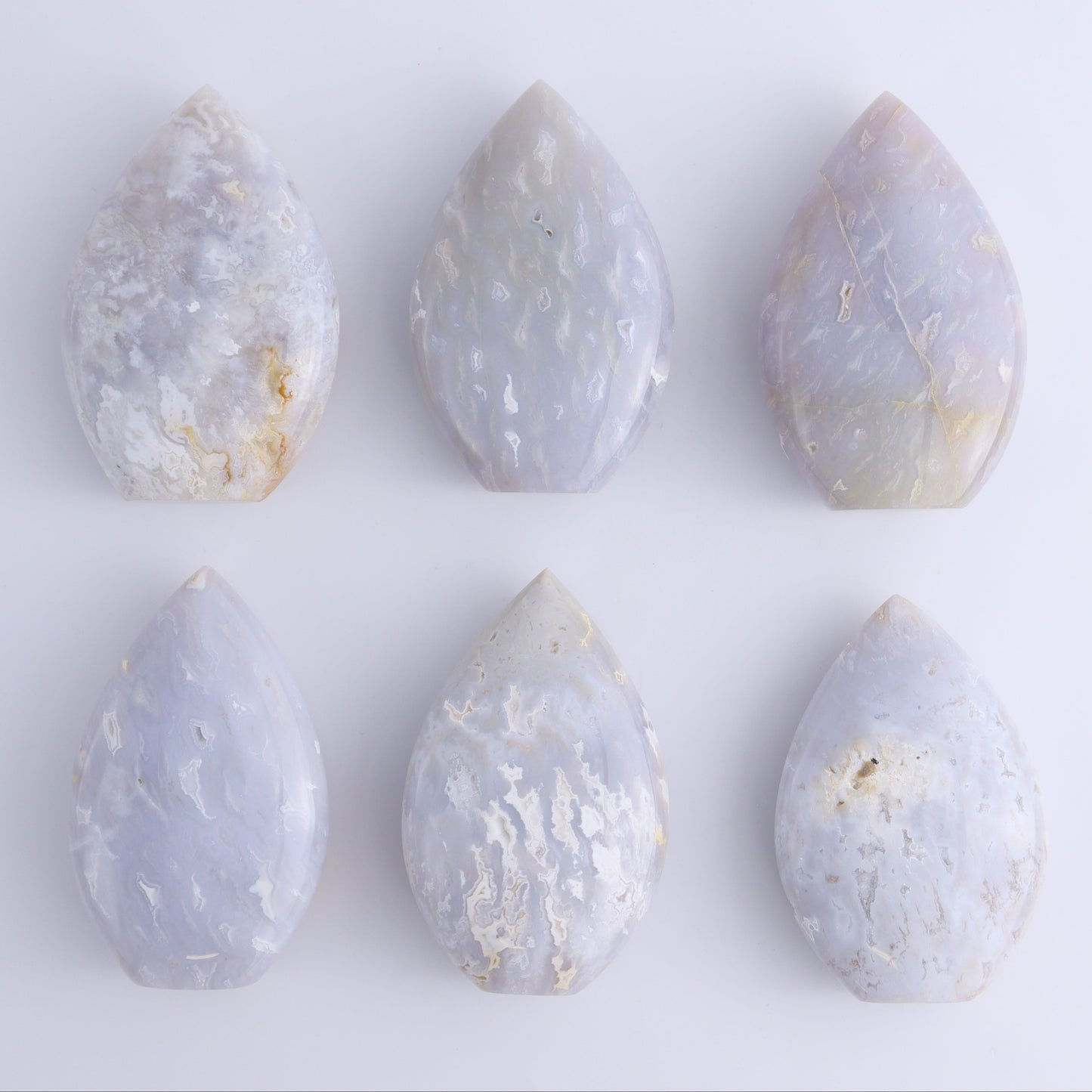 Agate Flames Set of 6 - Expert Wholesale and Supplier of Wholesale Crystals & Bulk Gemstones, ["Agate","flames"]