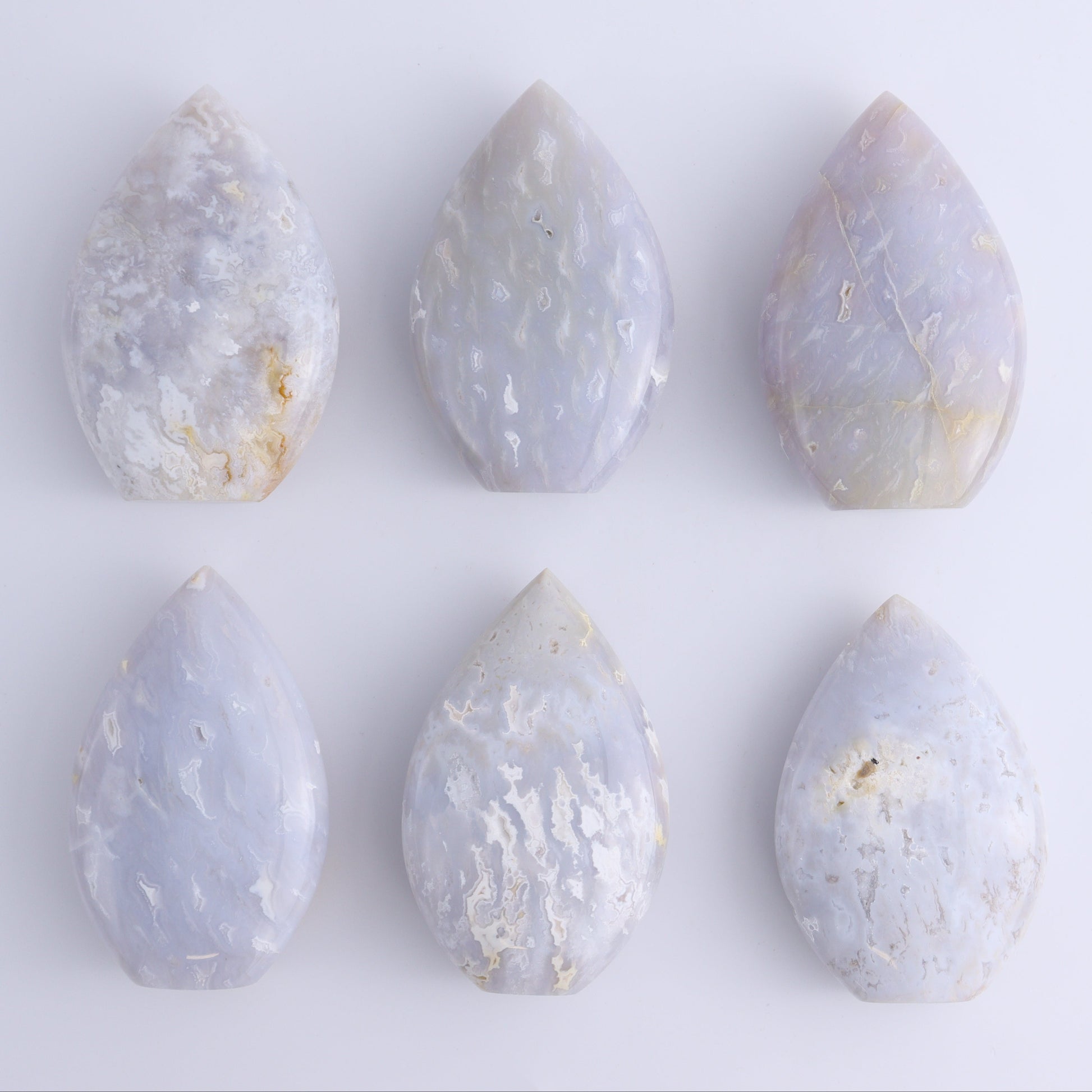Agate Flames Set of 6 - Expert Wholesale and Supplier of Wholesale Crystals & Bulk Gemstones, ["Agate","flames"]