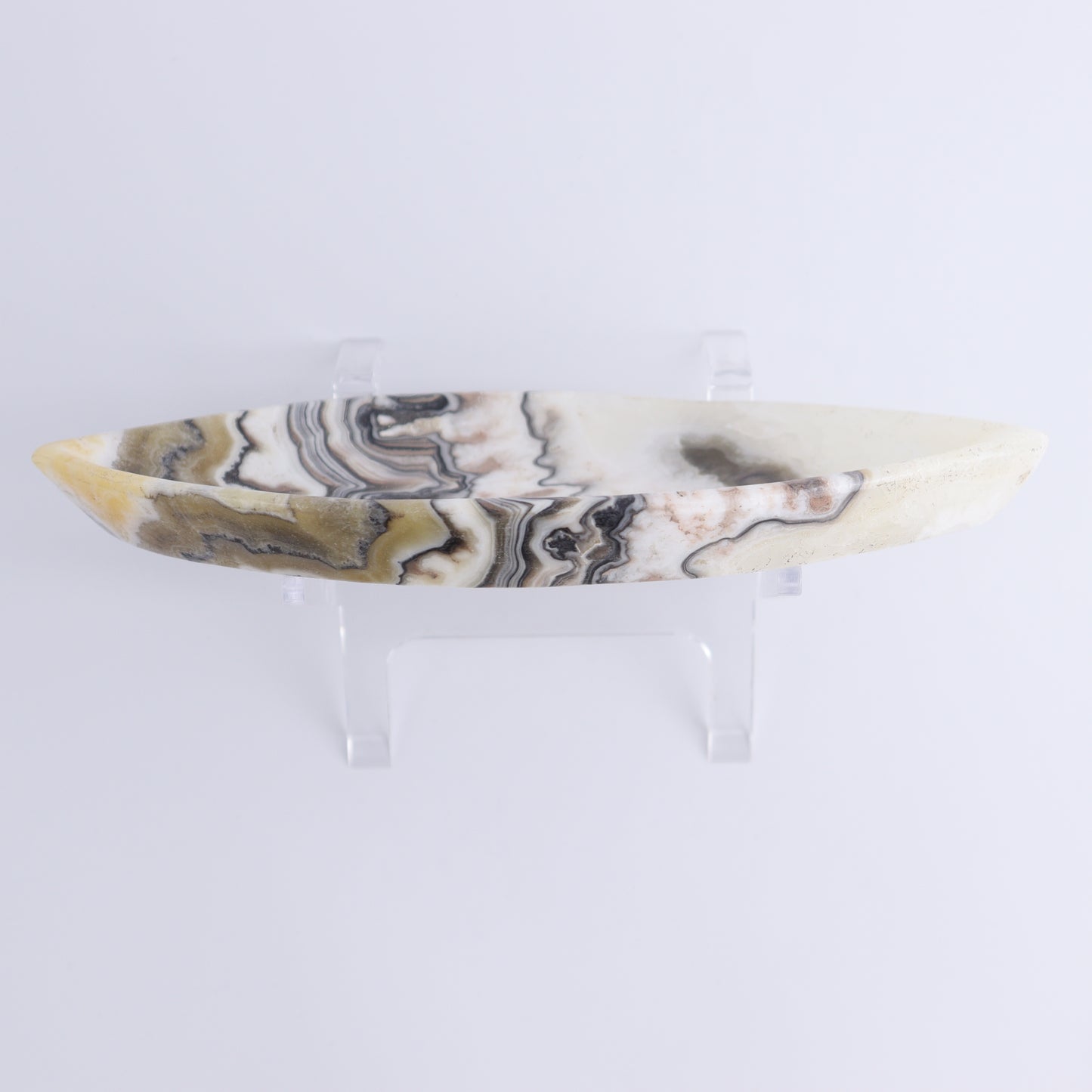 Zebra Onyx Leaf Dish Set of 5 - Expert Wholesale and Supplier of Wholesale Crystals & Bulk Gemstones, ["Decorative Dish","Mexico","onyx"]