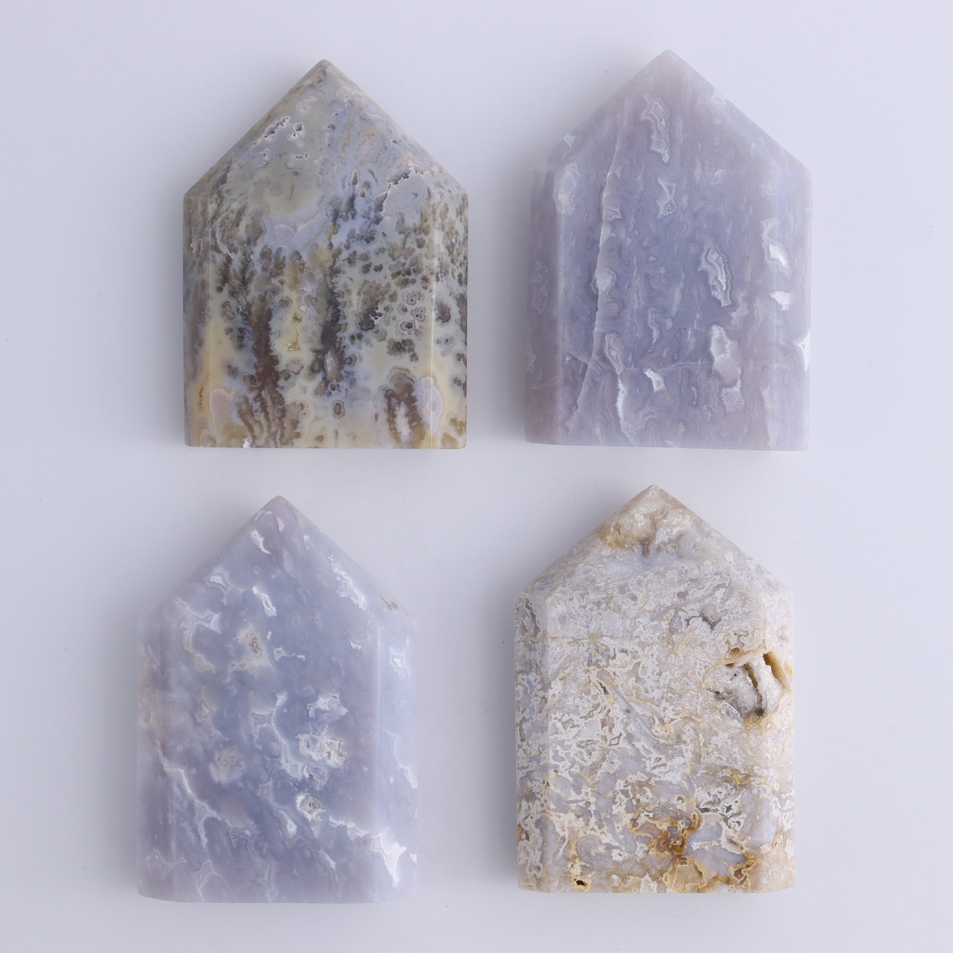 Agate Towers Set of 12 - Expert Wholesale and Supplier of Wholesale Crystals & Bulk Gemstones, ["Agate","Towers"]