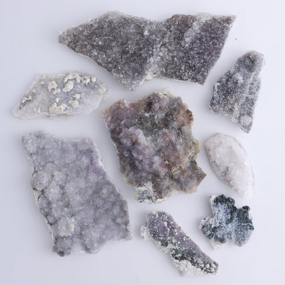 Amethyst Flower Clusters Set of 8 - Expert Wholesale and Supplier of Wholesale Crystals & Bulk Gemstones, ["Amethyst","Amethyst Flowers","close_50"]