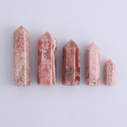 Rhodochrosite Towers Set of 5 - Expert Wholesale and Supplier of Wholesale Crystals & Bulk Gemstones, ["Argentina","Rhodochrosite","Towers"]