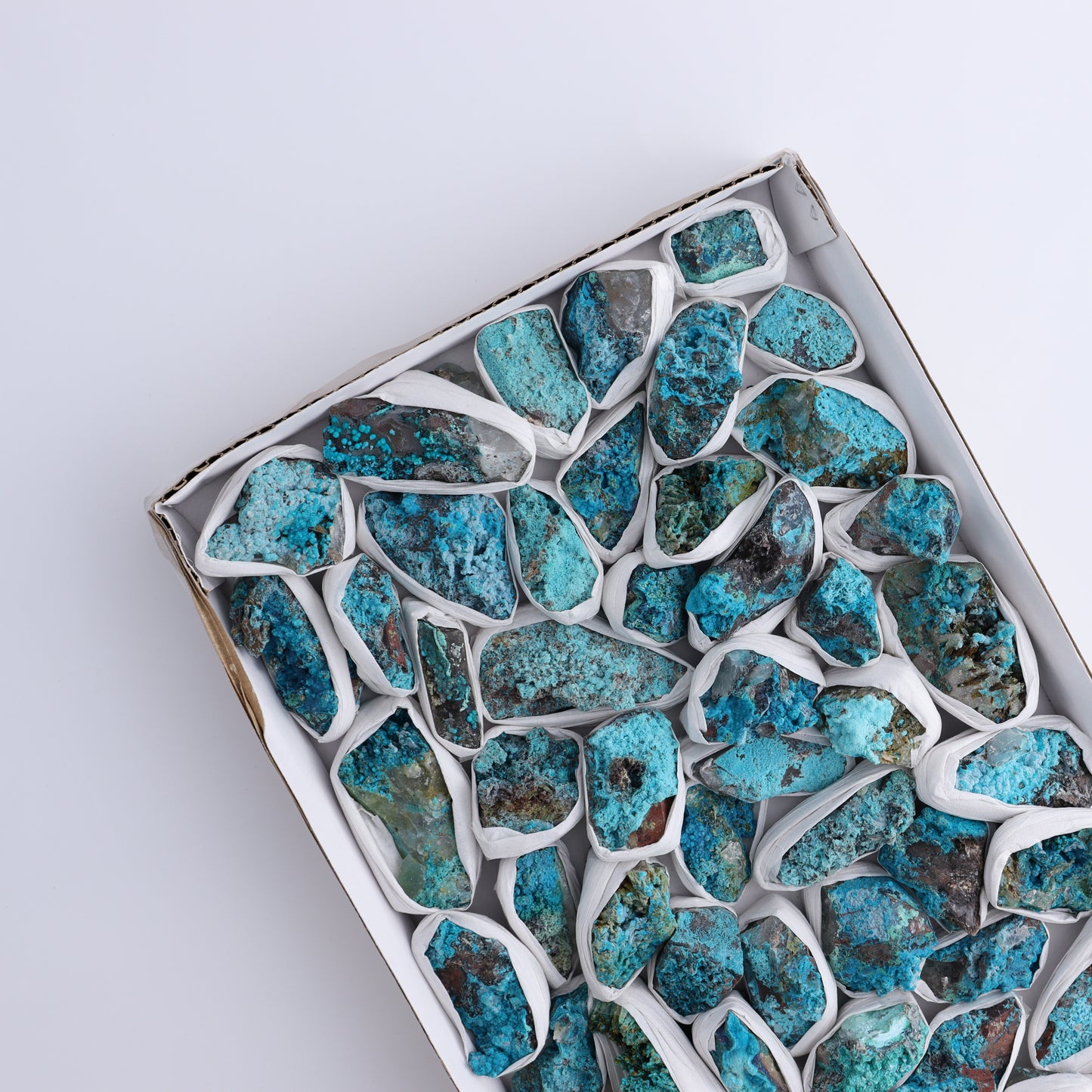 Chrysocolla Roughs Flat - Expert Wholesale and Supplier of Wholesale Crystals & Bulk Gemstones, ["Chrysocolla","Flats","Freeforms","Peru","Rough"]
