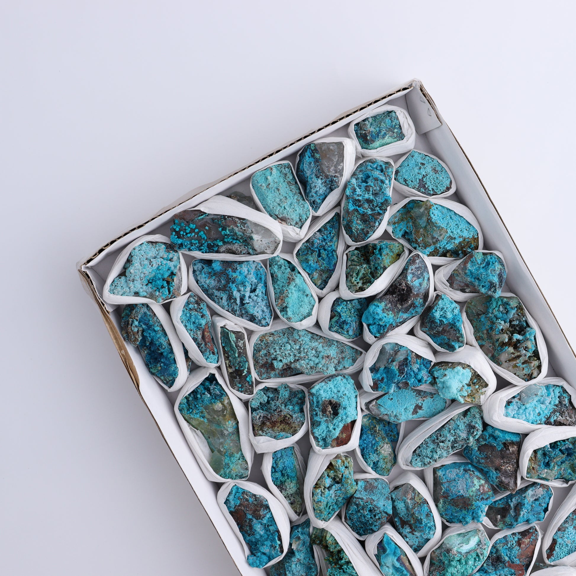 Chrysocolla Roughs Flat - Expert Wholesale and Supplier of Wholesale Crystals & Bulk Gemstones, ["Chrysocolla","Flats","Freeforms","Peru","Rough"]