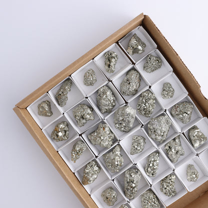 Pyrite Clusters Set of 30 - Expert Wholesale and Supplier of Wholesale Crystals & Bulk Gemstones, ["Clusters","Peru","Pyrite"]