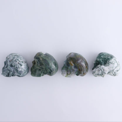 Moss Agate Skulls 4 - Expert Wholesale and Supplier of Wholesale Crystals & Bulk Gemstones, ["China","Moss Agate","Skulls"]