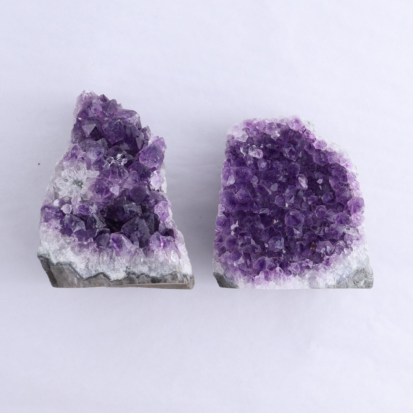 Uruguay Amethyst Cut Base Set of 9 - Expert Wholesale and Supplier of Wholesale Crystals & Bulk Gemstones, ["Amethyst","Cut Base","Uruguay"]