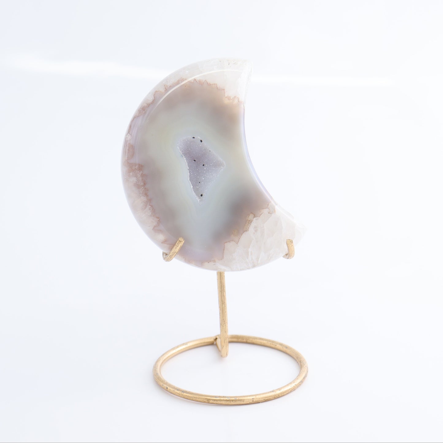 Agate Moons with Stand Set of 5 - Expert Wholesale and Supplier of Wholesale Crystals & Bulk Gemstones, ["Agate","Brazil","moons"]