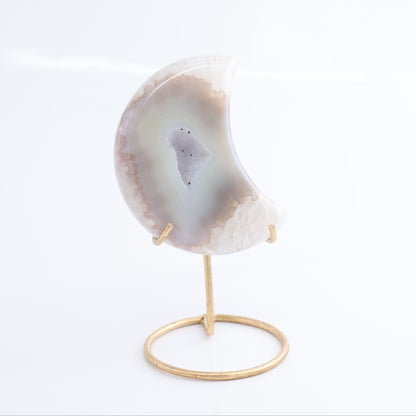 Agate Moons with Stand Set of 5 - Expert Wholesale and Supplier of Wholesale Crystals & Bulk Gemstones, ["Agate","Brazil","moons"]