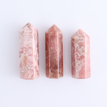 Rhodochrosite Towers Set of 8