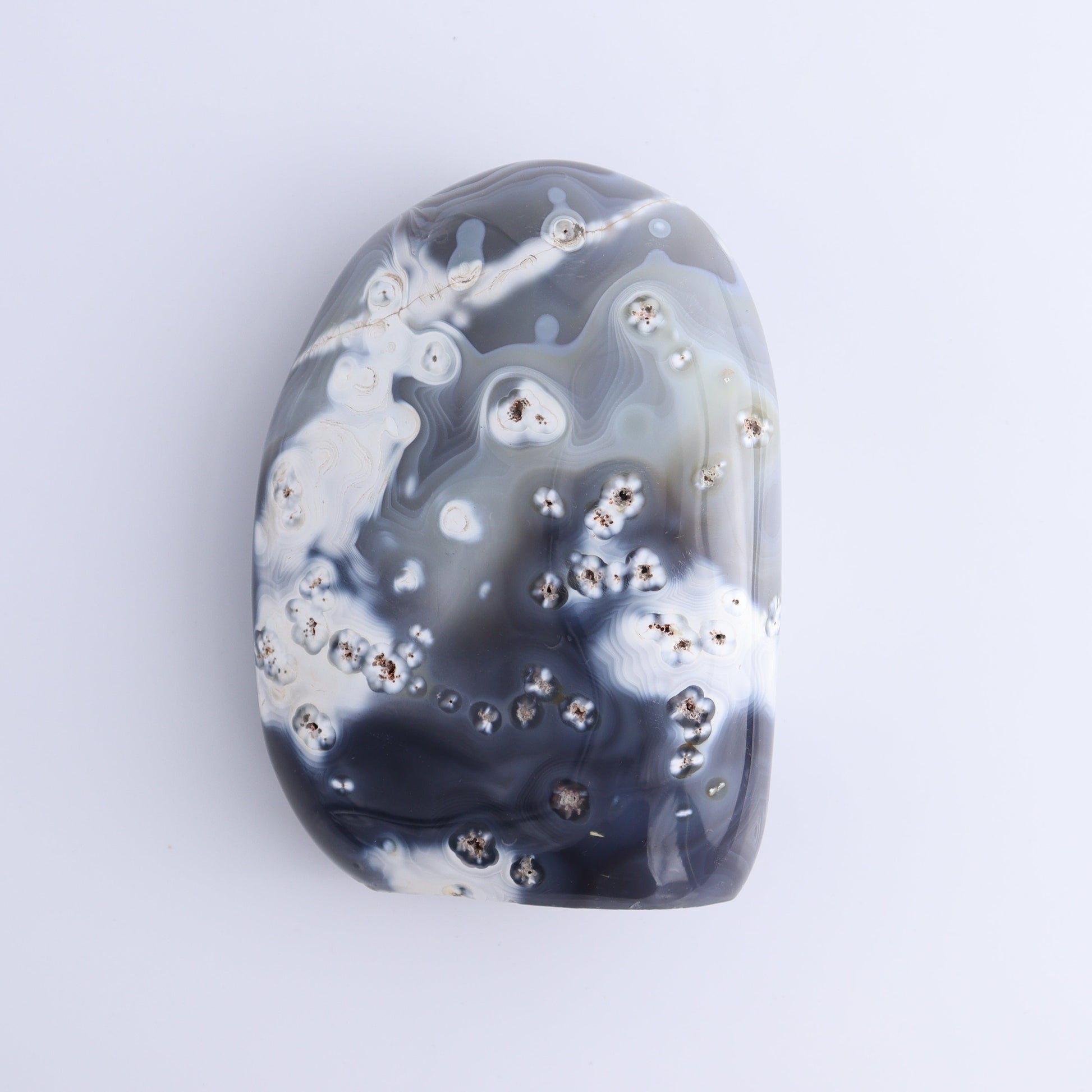 Orca Agate Freeform Set of 4 - Expert Wholesale and Supplier of Wholesale Crystals & Bulk Gemstones, ["Freeforms","Madagascar","Orca Agate"]