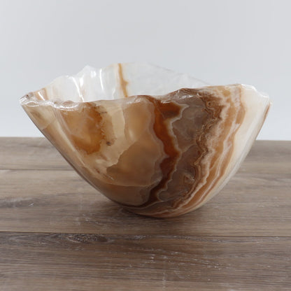 Mexican Onyx/Calcite Bowl 12"
