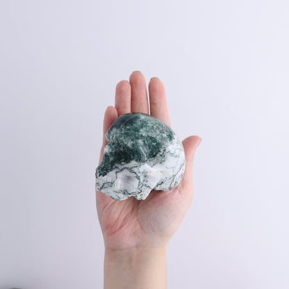 Moss Agate Skulls 4 - Expert Wholesale and Supplier of Wholesale Crystals & Bulk Gemstones, ["China","Moss Agate","Skulls"]