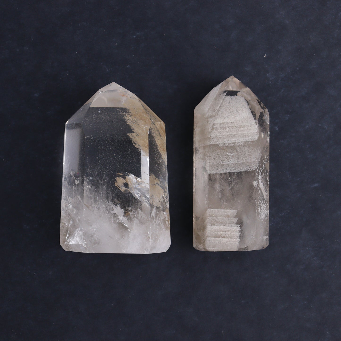 Garden Quartz Towers Set of 5 - Expert Wholesale and Supplier of Wholesale Crystals & Bulk Gemstones, ["Brazil","Garden Quartz","Quartz","Towers"]