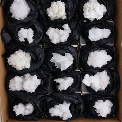 Aragonite Clusters Set of 18 - Expert Wholesale and Supplier of Wholesale Crystals & Bulk Gemstones, ["aragonite","Clusters","Freeforms","Mexico"]