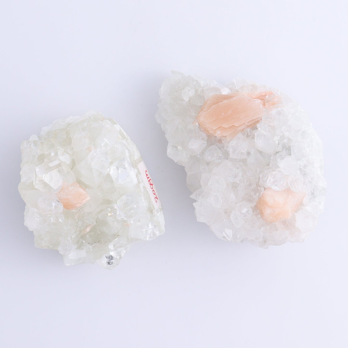 Apophyllite Clusters Set of 6 - Expert Wholesale and Supplier of Wholesale Crystals & Bulk Gemstones, ["Apophyllite","Clusters","Flats"]