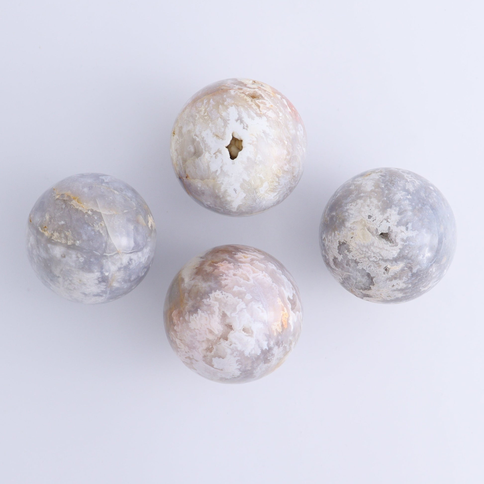 Agate Flames, Clouds, Spheres and a Heart Set of 12 - Expert Wholesale and Supplier of Wholesale Crystals & Bulk Gemstones, ["Agate","Clouds","flames","Hearts","Spheres"]