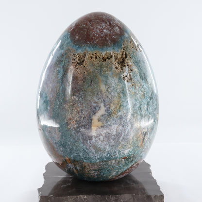 Large Ocean Jasper Egg (Stand NOT included)