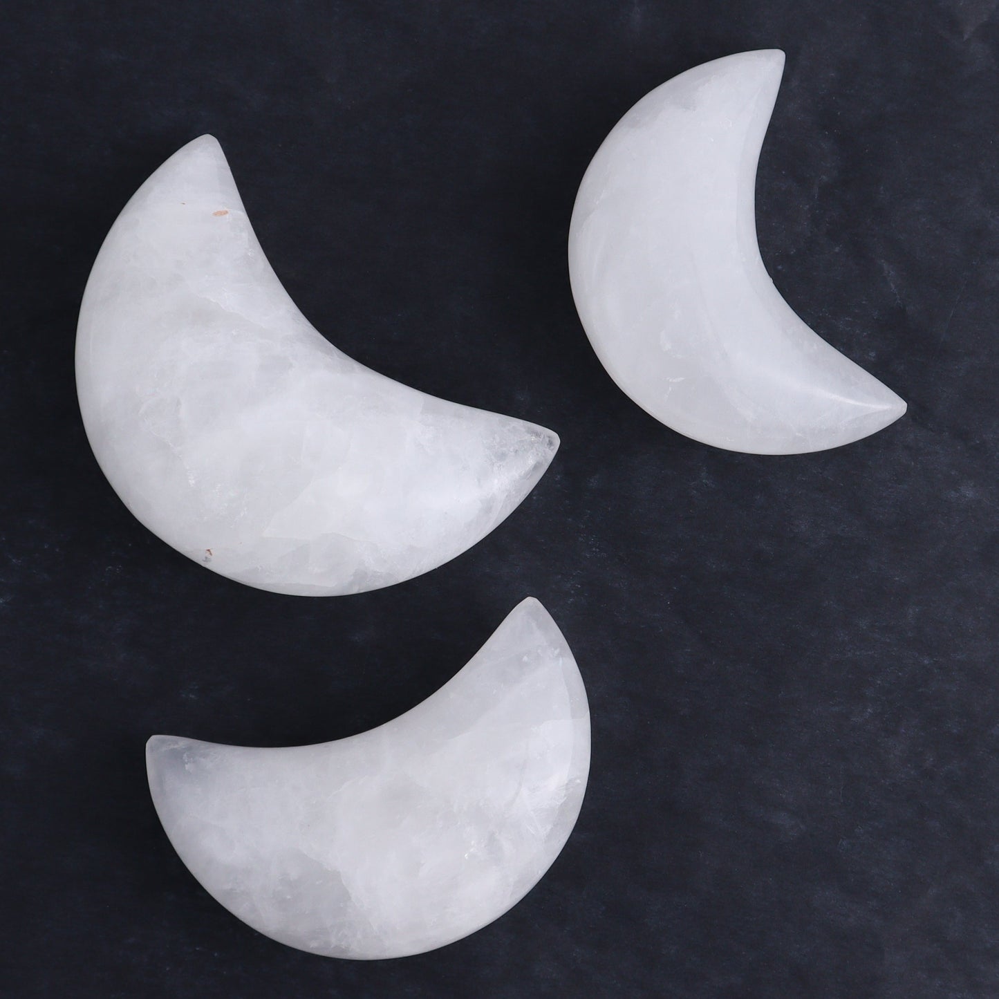 Quartz Moons Set of 12 - Expert Wholesale and Supplier of Wholesale Crystals & Bulk Gemstones, ["moons","Quartz"]