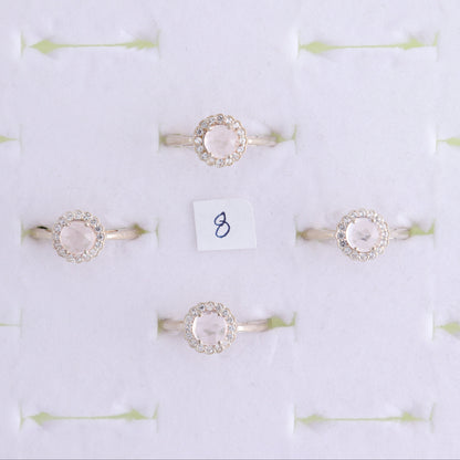 One Rose Quartz Ring - Expert Wholesale and Supplier of Wholesale Crystals & Bulk Gemstones, ["India","Ring","Rose Quartz","sterling silver"]