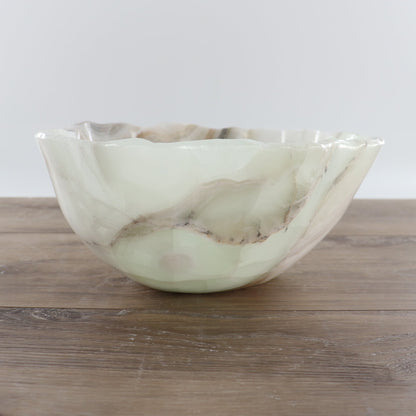 Mexican Onyx/Calcite Bowl 12"