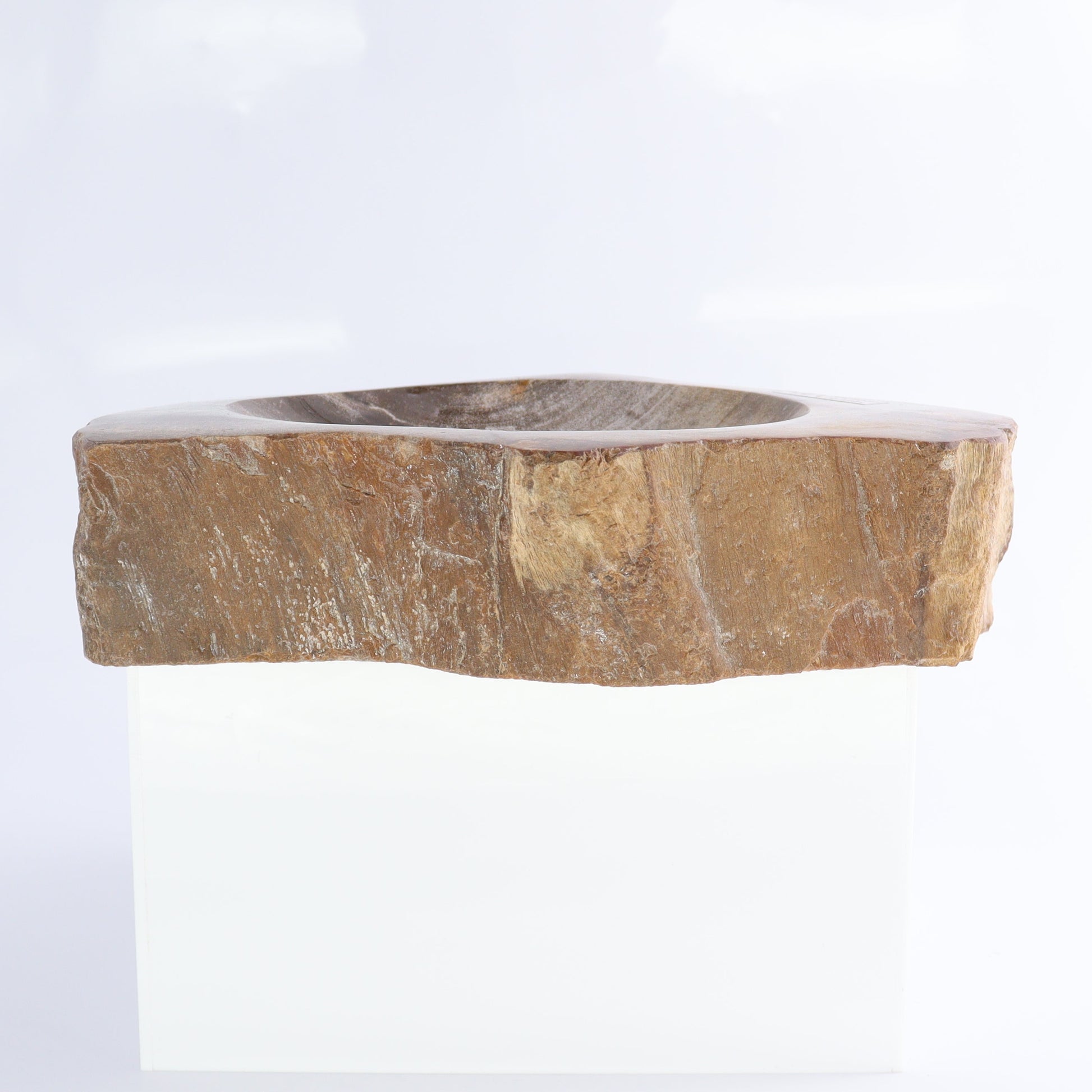 Petrified Wood Bowls Set of 2 - Expert Wholesale and Supplier of Wholesale Crystals & Bulk Gemstones, ["Bowls","Indonesia","Petrified Wood"]