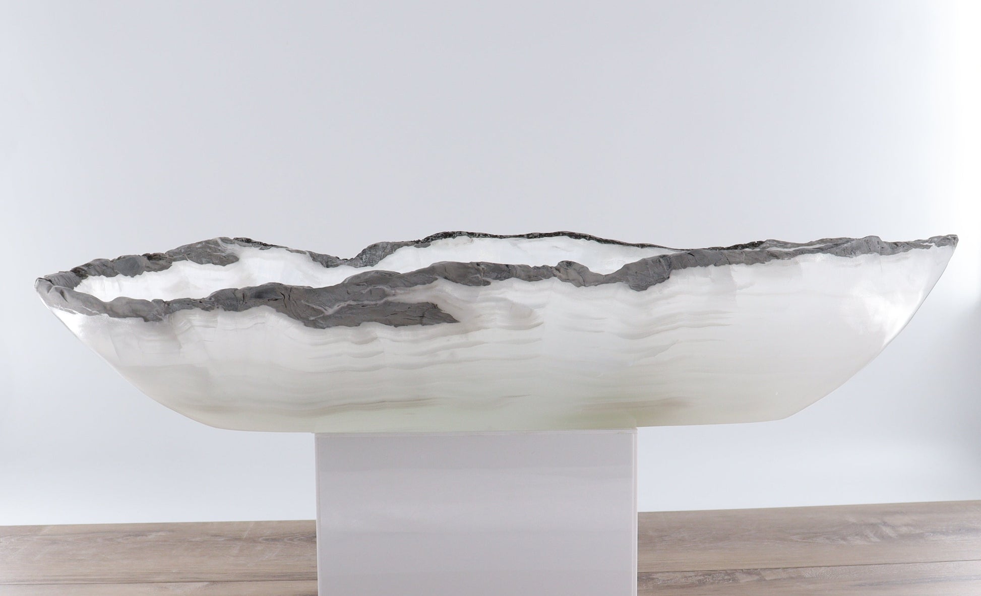 Mexican Onyx/Calcite Canoe Bowl - Expert Wholesale and Supplier of Wholesale Crystals & Bulk Gemstones, ["Bowls","Calcite","canoe","Mexico","onyx"]