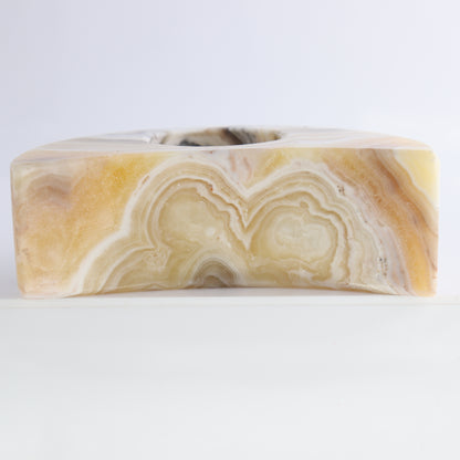 Onyx Moon Candle Holders Set of 4 - Expert Wholesale and Supplier of Wholesale Crystals & Bulk Gemstones, ["Candle Holder","Mexico","moons","onyx"]