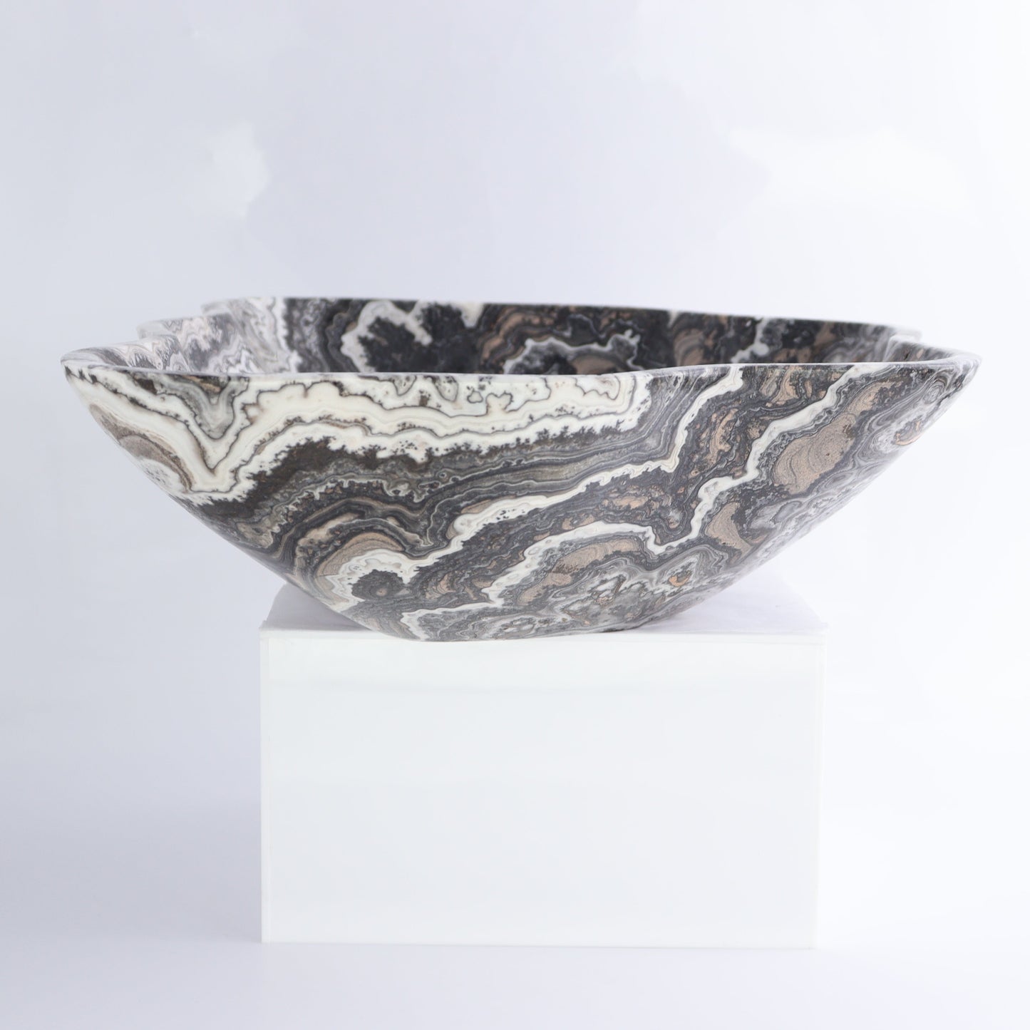 Mexican Onyx/Calcite Bowl - Expert Wholesale and Supplier of Wholesale Crystals & Bulk Gemstones, ["Bowls","Calcite","Mexico","onyx"]