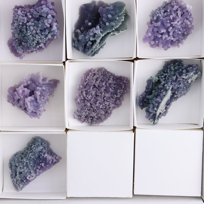 Grape Agate Cluster Set of 10 - Expert Wholesale and Supplier of Wholesale Crystals & Bulk Gemstones, ["Clusters","Grape agate","Indonesia"]