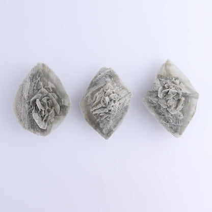 Selenite Clusters Set of 12