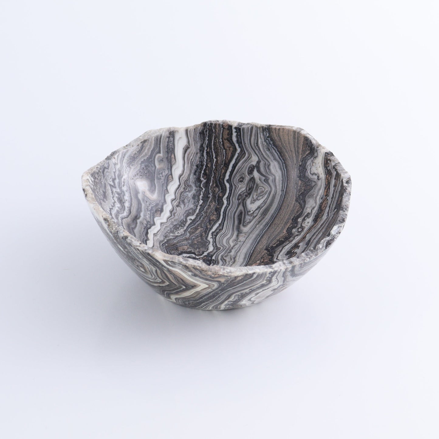 One Bowl (12 cm) Mexican Onyx/Calcite Zebra Rough - Expert Wholesale and Supplier of Wholesale Crystals & Bulk Gemstones, ["bowl","Calcite","Catalog Onyx","Decorative Dish","Mexico","onyx"]