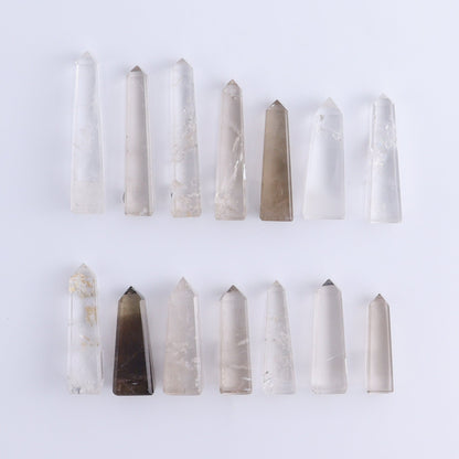 Quartz Towers Set of 14 - Expert Wholesale and Supplier of Wholesale Crystals & Bulk Gemstones, ["Brazil","Clear Quartz","Points","Quartz","Towers"]